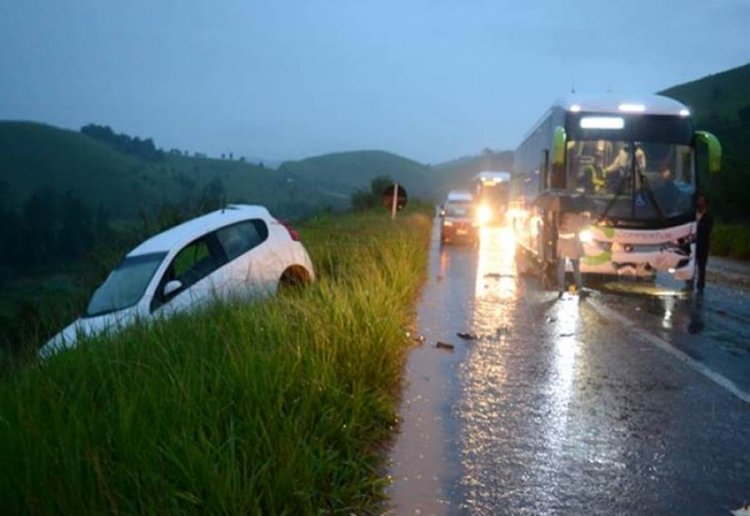 Pai e filho morrem em grave acidente na BR-116 em Muriaé