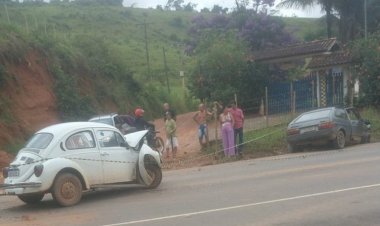 Idoso morre em acidente no trevo da BR-120 sentido Teixeiras à Ponte Nova