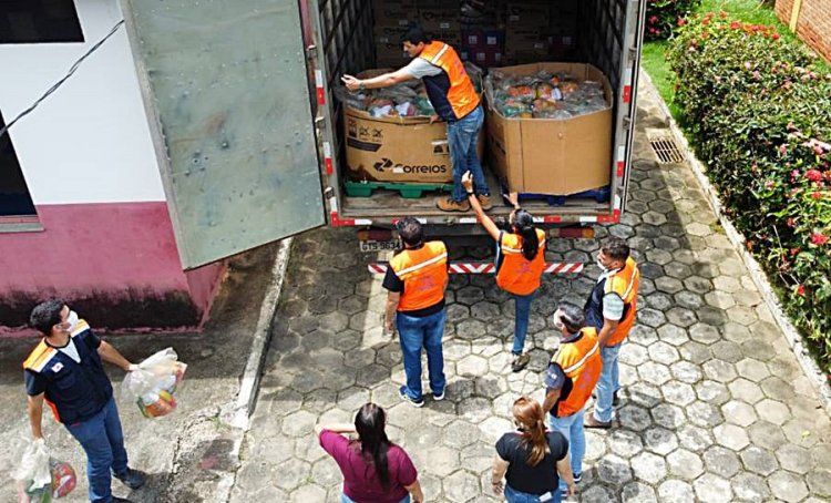 Defesa Civil distribui suprimentos e colchões para cidades da região afetadas pelas chuvas