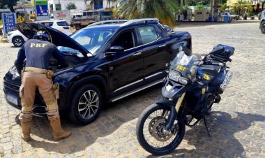 Grupo Tático de PRF de Leopoldina recupera dois veículos roubados