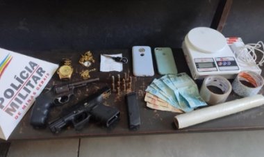 Polícia Militar apreende armas de fogo no centro de Ubá