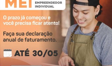 Atenção MEI's: Prazo para declaração anual de 2021 vai até 31 de maio