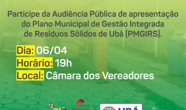 Plano Municipal de Gestão Integrada dos Resíduos Sólidos de Ubá