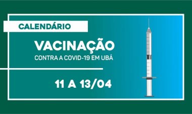 Ubá inicia aplicação da 4ª dose em pessoas com 70 anos e mais