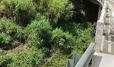 Motociclista sobrevive após cair de ponte de 25 metros na BR-267 em Argirita