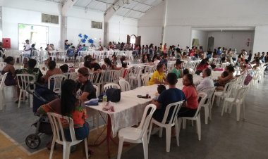Grupo Mãe Solidária realiza Páscoa Solidária no Clube Tabajara