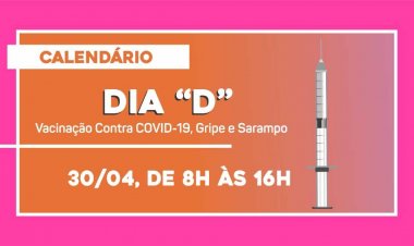 Ubá realiza Dia D de vacinação contra COVID, Gripe e Sarampo