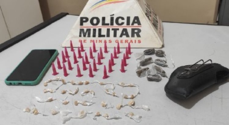 Polícia Militar efetua prisão por tráfico ilícito de drogas em Guidoval