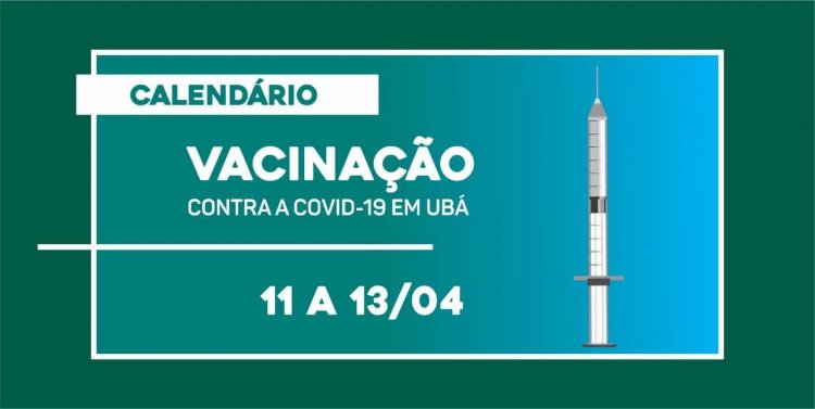Ubá inicia aplicação da 4ª dose em pessoas com 70 anos e mais