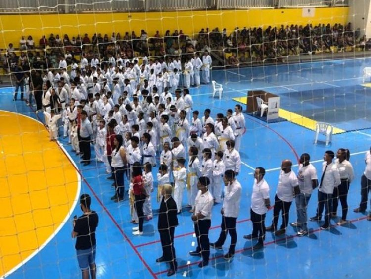 Distrito de Vermelho sedia com sucesso Campeonato de Taekwondo