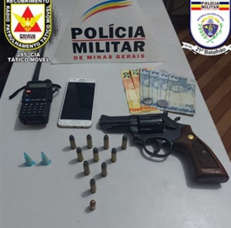 Polícia Militar efetua prisão por porte ilegal de arma de fogo