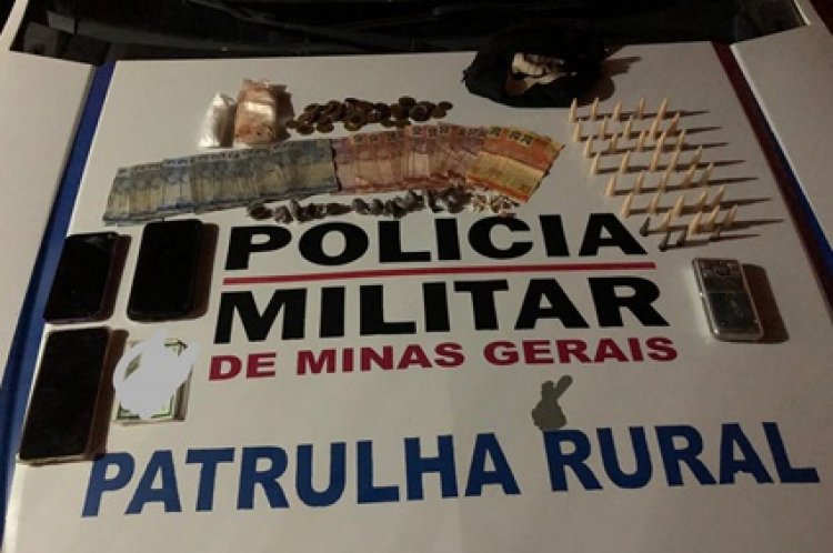 Dois homens e uma mulher são presos no Bairro São Sebastião