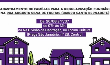 Regularização Fundiária Urbana chega ao bairro Santa Bernadete