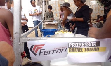Feijoada beneficente no bairro Solar de Ubá