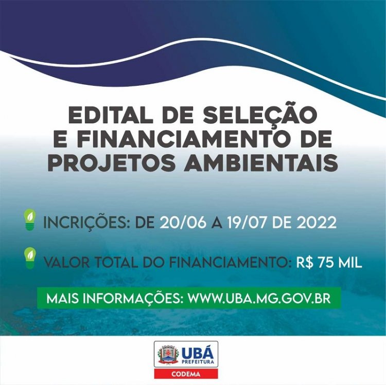 Publicado Edital para financiamento de projetos ambientais