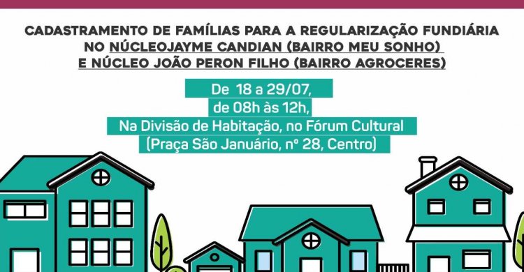 Regularização Fundiária Urbana chega aos bairros Agroceres e Meu Sonho