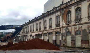 Histórico: Conjunto Arquitetônico do Palace Hotel é demolido parcialmente
