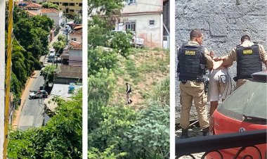 Rapaz agride policiais e é preso após tentar fugir em Além Paraíba