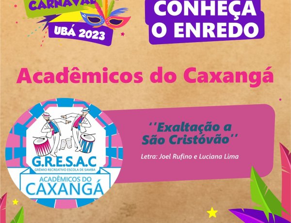 Carnaval 2023: Conheça o samba-enredo da Acadêmicos do Caxangá