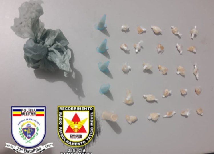 Ubá: Polícia Militar apreende adolescente por tráfico de drogas no São Domingos