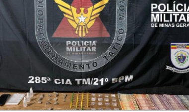 Polícia Militar prende autor de tráfico ilícito de drogas em Ubá