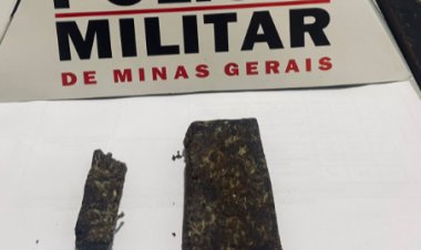 Polícia Militar apreende drogas no centro de Guidoval