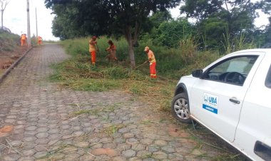 Ambiente intensifica ações de capina e limpeza pública em Ubá