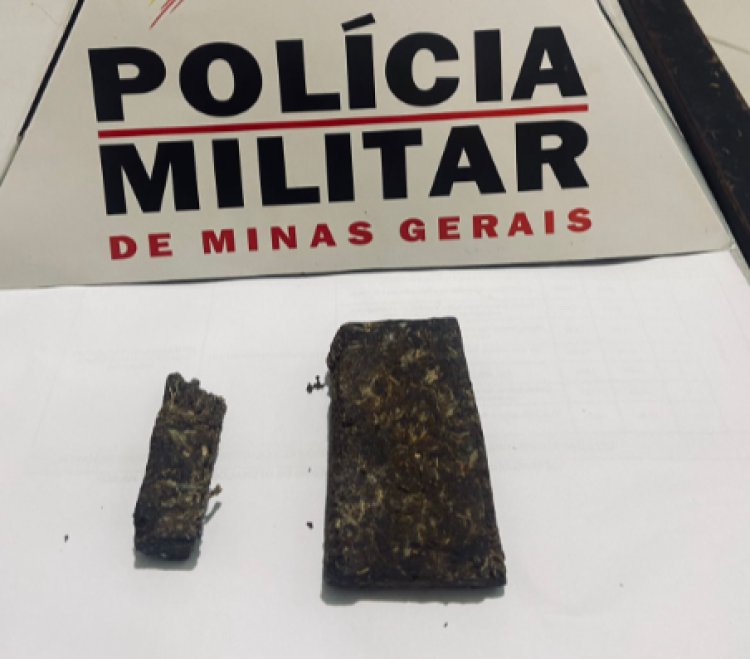 Polícia Militar apreende drogas no centro de Guidoval