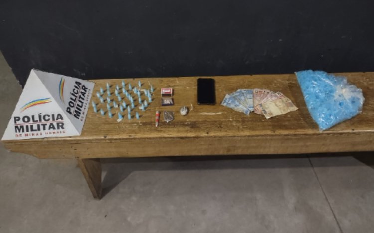 Ubá: Polícia Militar apreende menor por tráfico de drogas no bairro Palmeiras