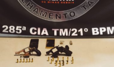 Polícia Militar prende homem por porte ilegal de arma de fogo no bairro Antônio Maranhão