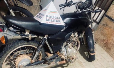 Patrulha da Madrugada recupera moto furtada em Guidoval