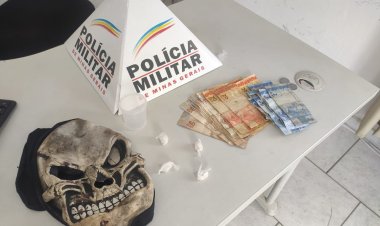 Homem é preso pela Polícia Militar por tráfico de drogas em Paiva