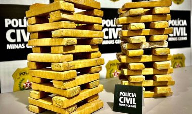 Membro de facção criminosa e comparsa são presos com 60kg de maconha em Ubá