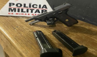 Ubá: Polícia Militar prende homem com arma de fogo no bairro Mangueira Rural