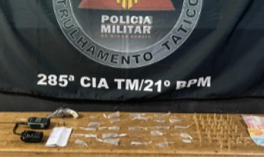 PM ocupa bairro Agroceres e prende autor por resistência, tráfico de drogas e porte ilegal de armas de fogo