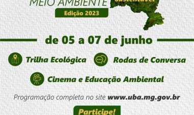 Ubá Sustentável é tema da Semana Municipal do Meio Ambiente 2023