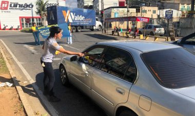 Maio Amarelo: Secretaria de Saúde de Ubá realiza blitz educativa