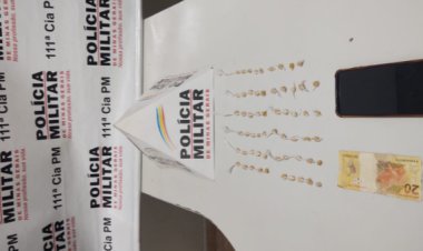 Polícia Militar prende autor de tráfico de drogas em Visconde do Rio Branco