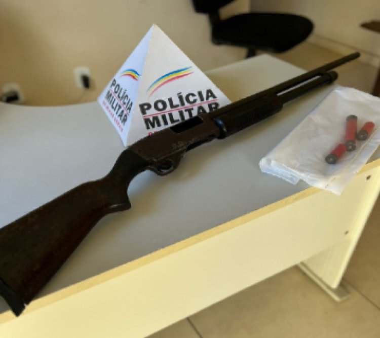 Polícia Militar apreende arma de fogo em Dores do Turco