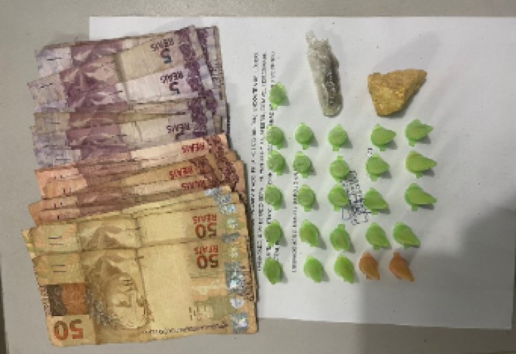 Polícia Militar prende autor de tráfico de drogas em Ubá