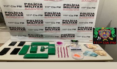 Polícia Militar prende autor de tráfico de drogas em Visconde do Rio Branco