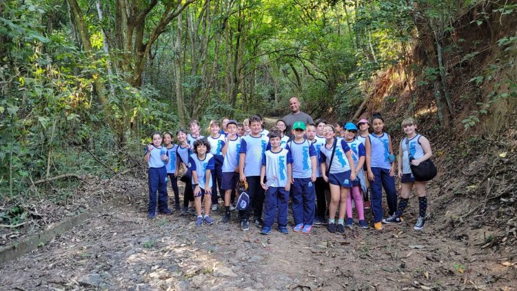 Ubá: Alunos da rede privada participam de Trilha Ecológica no Horto