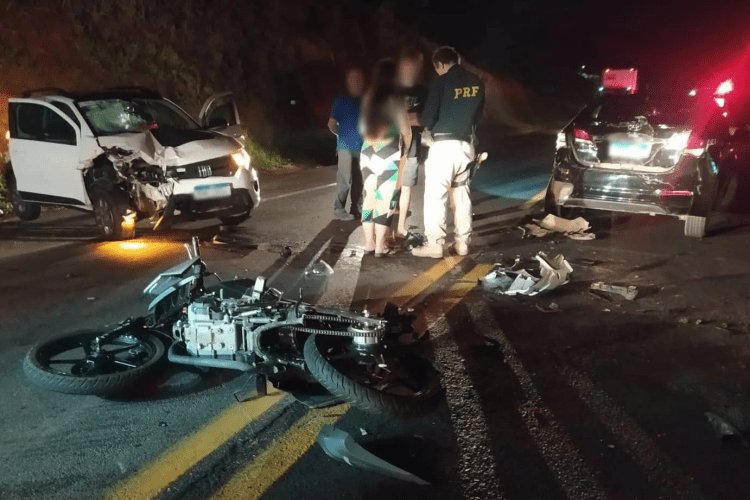 Acidentes em Leopoldina deixam feridos e mobilizam equipes de resgate