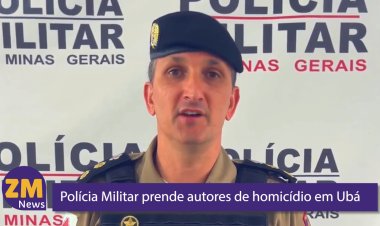 Polícia Militar prende autores de homicídio em Ubá