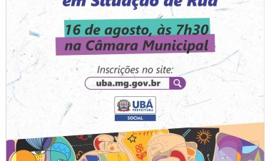 Ubá: 1º Fórum Municipal da População em Situação de Rua