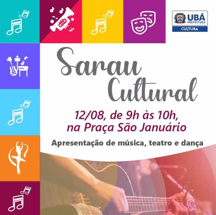 Ubá: Cultura promove Sarau em homenagem aos pais