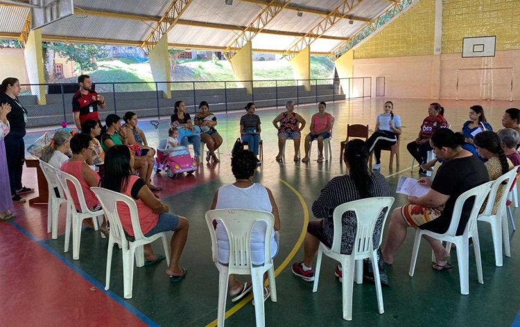 Ubá: Equipe de Saúde promove atividade voltada para mulheres na Colônia