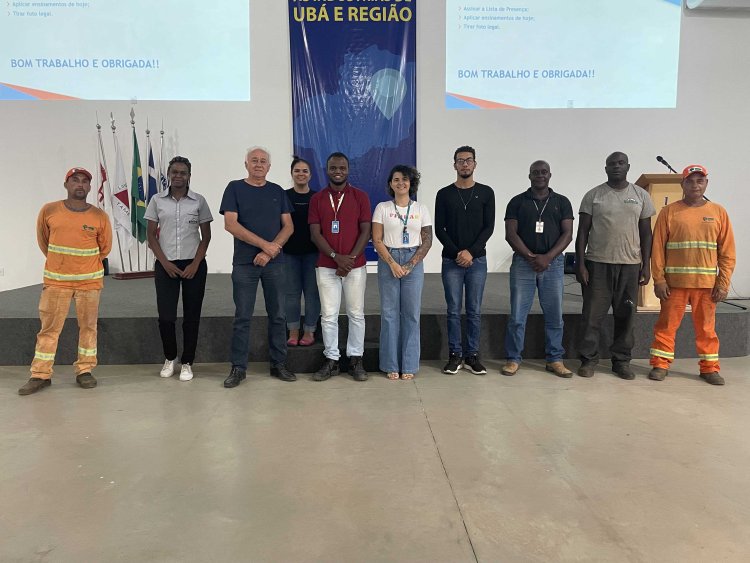 Colaboradores da Prefeitura de Ubá participam de capacitação sobre poda e supressão de árvores urbanas