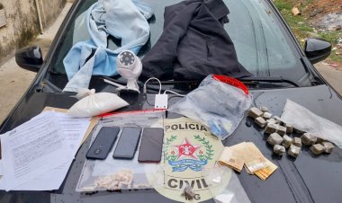 Viçosa: PCMG prende suspeito de roubo e apreende drogas e motocicleta