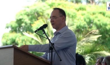 Evandro Doriguetto discursa na Inauguração do Centro Administrativo de Ubá
